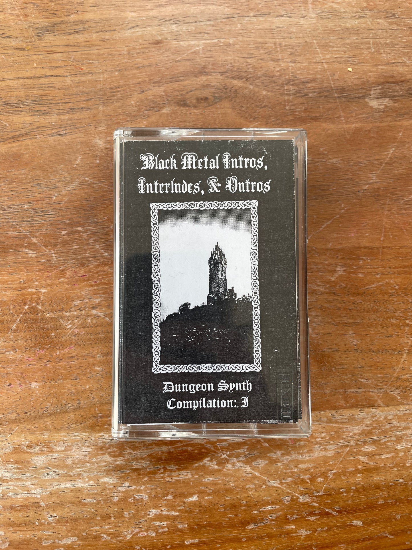 Black Metal Intros, Interludes, and Outros cassette compilation.