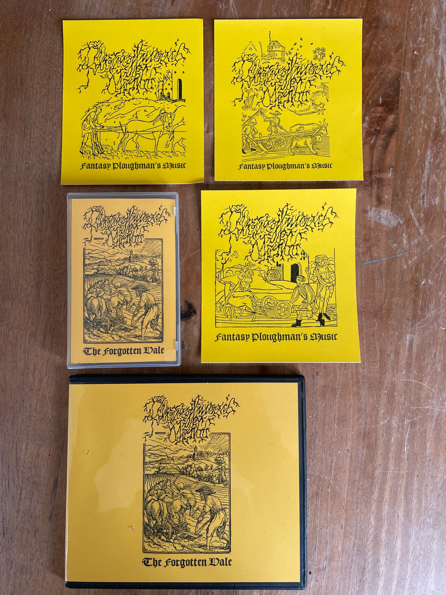 Ploughman's Stress Cassette and CDR + Sticker bundle