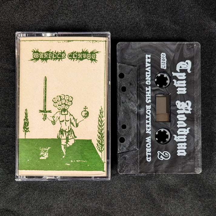WARLOCK CORPSE "Leaving this Rotten World" Cassette Tape (BLACK SHELL REPRESS, lim.100)