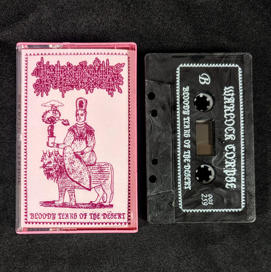 WARLOCK CORPSE "Bloody Tears of the Desert" cassette tape (BLACK SHELL REPRESS, lim.100)